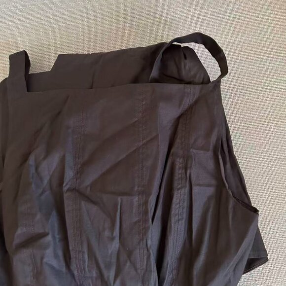 NEW Reformation Jovana Midi Dress Sz6 Mole Chocolate Brown Square-Neck Cotton - Picture 6 of 9